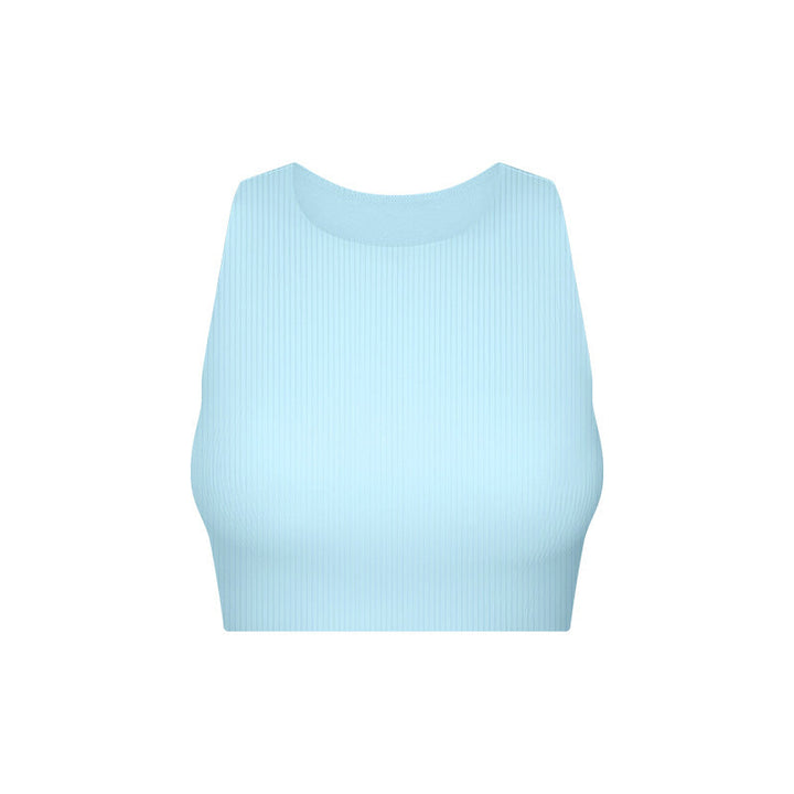 Stilla | Rib Turtleneck Sports Bra Høj Styrke, Stødabsorberende, Øvre Støtte