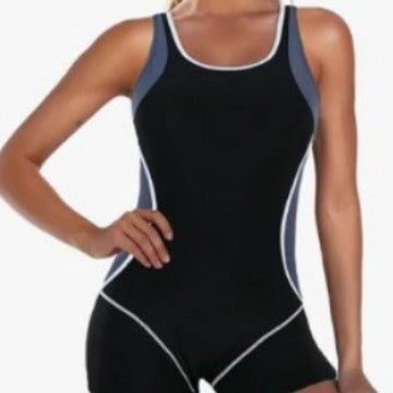 Dame Sporty Badedragt med Shorty-snit Skovae