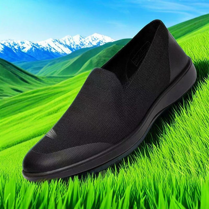 Herrer Behagelige Slip-On Sneakers med elastisk Overmateriale Stilla
