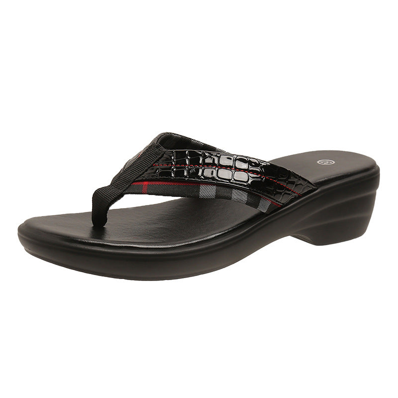 Dame fashionable flip-flops Stilla