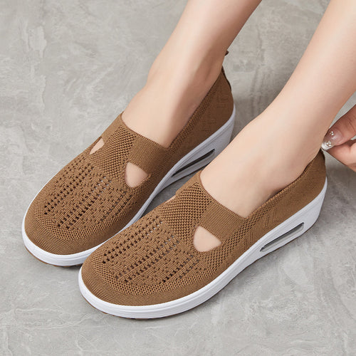 Dame Behagelige og åndbare Slip-On Sneakers med Dæmpningssystem Stilla
