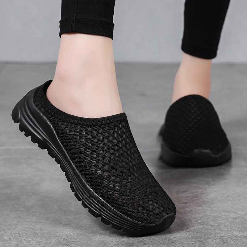 Dame Åndbar Slip-On Clogs med skridsikker sål og komfortabelt fodseng Stilla
