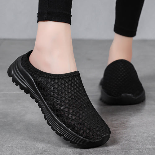 Dame Åndbar Slip-On Clogs med skridsikker sål og komfortabelt fodseng Stilla
