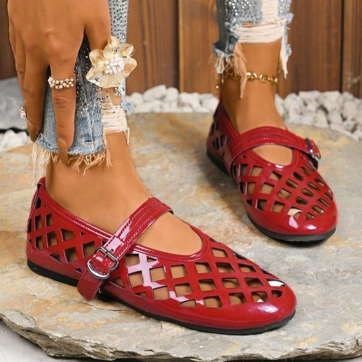 Dame Clogs med elastisk gitterdesign og komfortabelt fodseng Stilla
