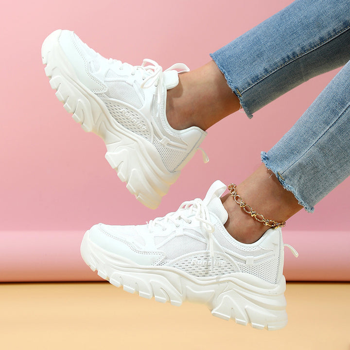 Dame Sporty Lifestyle Sneakers med skridsikker sål og åndbart mesh Stilla