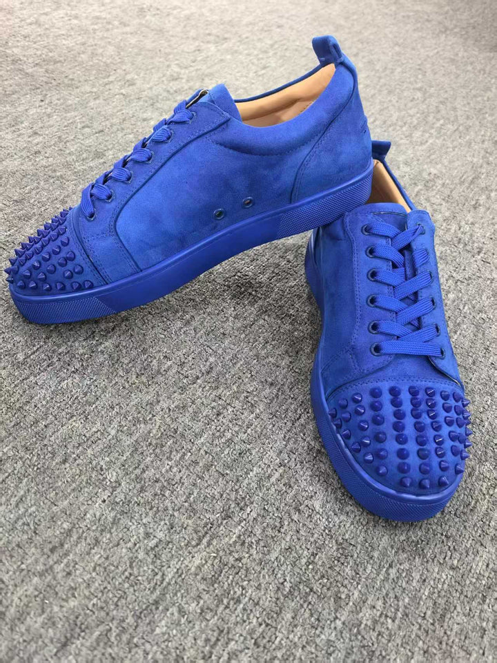 Herren Premium Wildleder Spike Detail Sneaker Stilla
