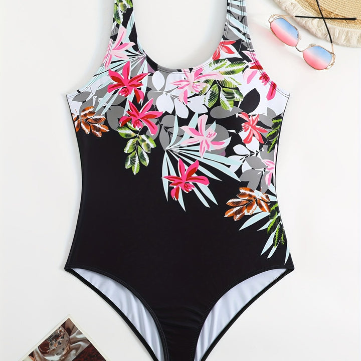 Dame jumpsuit med blomsterprint Skovae