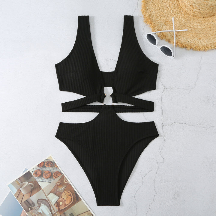 Dame badedragt med smagfuld cut-out-design Stilla
