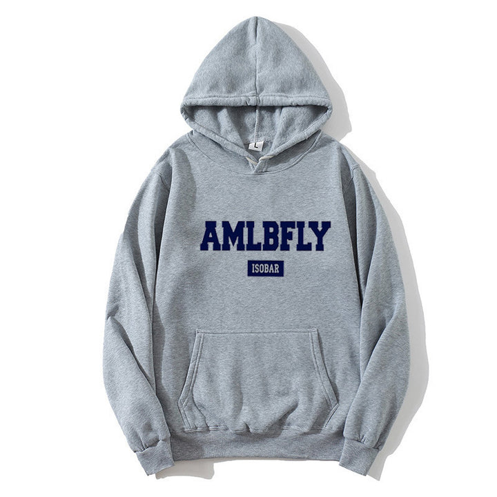 Kvinders hoodie med fashionable print Skovae