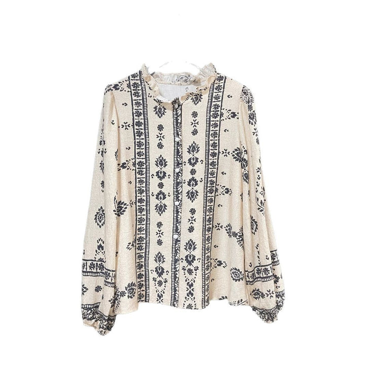 Femme Broderet Bohemian Bluse Stilla