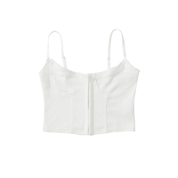 Femme Struktureret Crop Top Stilla 1750152570