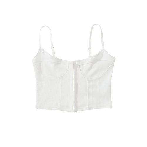 Femme Struktureret Crop Top Stilla 1750152570