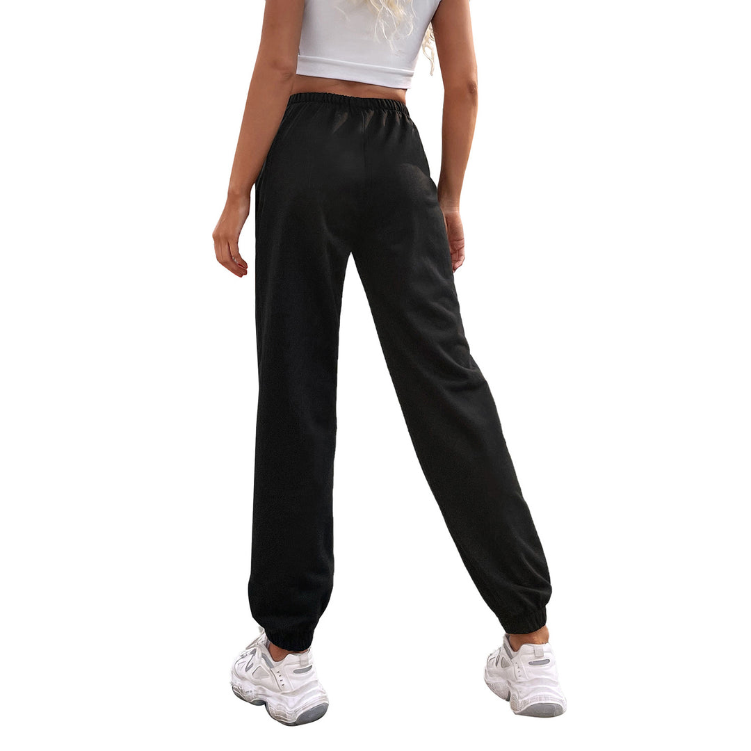 Kvinders casual joggers med farverigt sommerfugle- og lyn-design Stilla