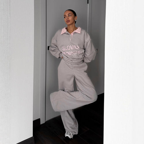 Kvinders Urban Lounge Sweatshirt med Casual Cut og Struktureret Krave Stilla