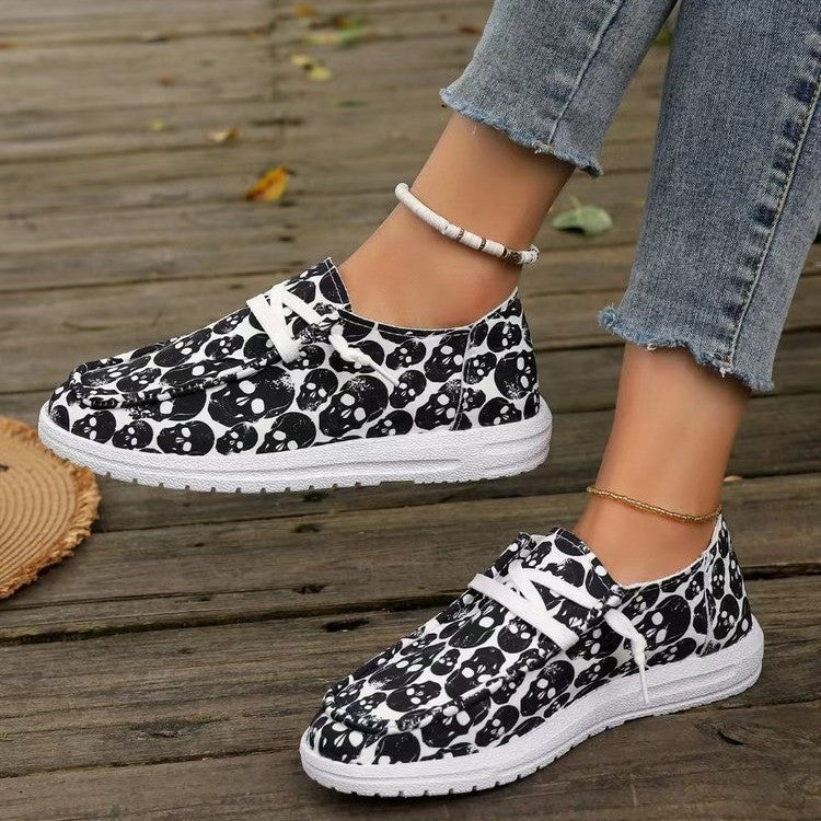 Dame sneakers med smart kraniet design Stilla