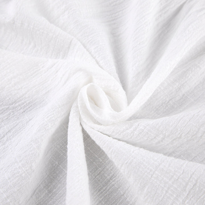 Dame let sommerloungewear med voluminøse ærmer og taljerbart design Stilla
