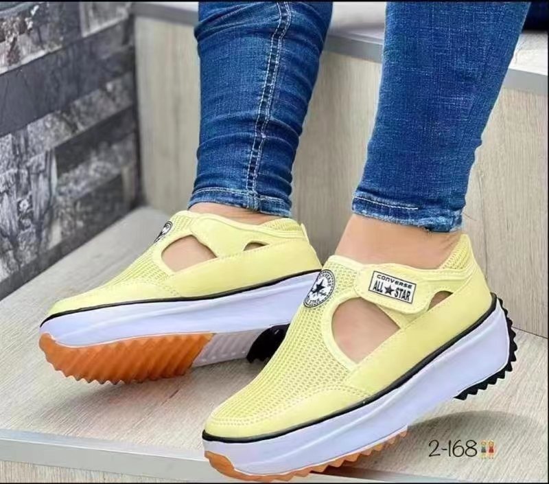 Dame trendy Slip-On sneakers med skridsikker sål og åndbar mesh-overflade Stilla