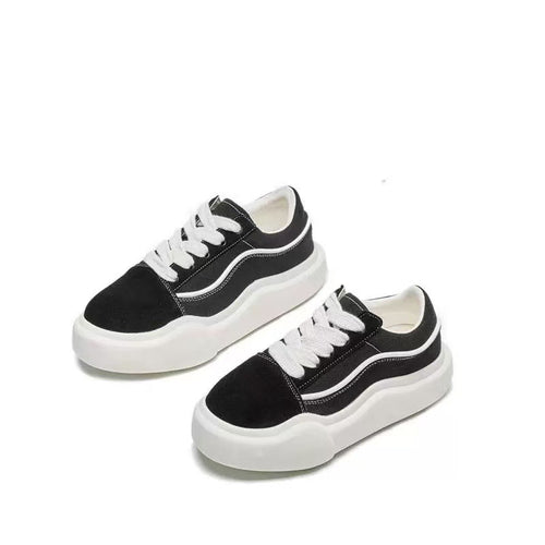 Dame Komfortable Sneakers med tyk Plateau Stilla