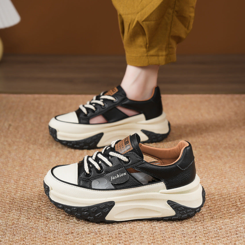 Dame Chunky Sneakers med trendy profilsål og komfortabel dæmpning Stilla