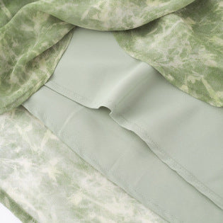 Dame Maxikjole med raffinerede ruffles detaljer og elegant bånd Stilla