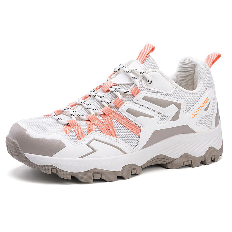 Herrer nan robust Trail- og vandresneaker med multiterræn-profilsole, åndbart mesh-overdel og forstærket tåhætte Skovae