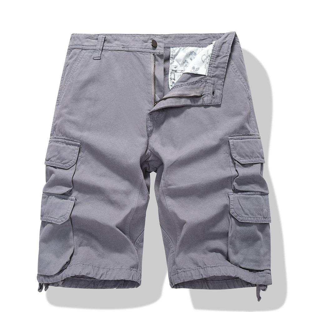 Herre cargo shorts med praktiske sidelommer og åndbart bomuldsblanding Stilla