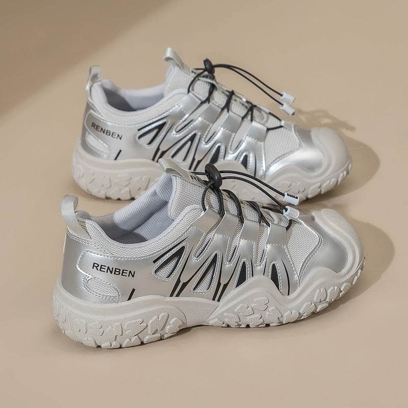 Dame Sporty Sneakers med elastisk snøresystem og dæmpende sålprofil Stilla