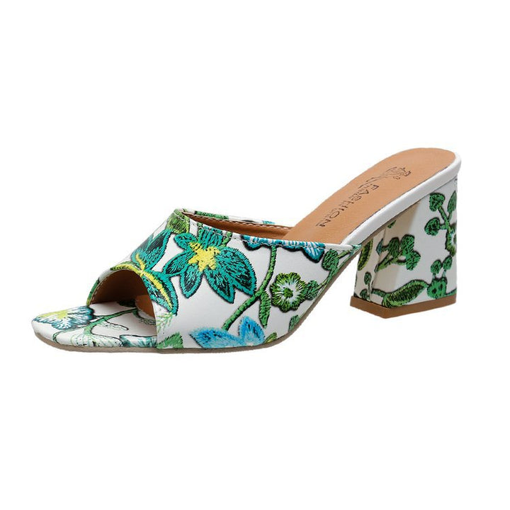 Dame Åbne Sko med Høj Hælkappe Stilla
