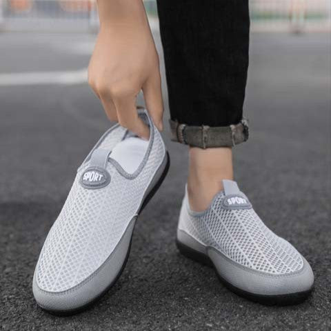 Dame Åndbare Fritids-Sneakers med innovativt Nettedesign Stilla