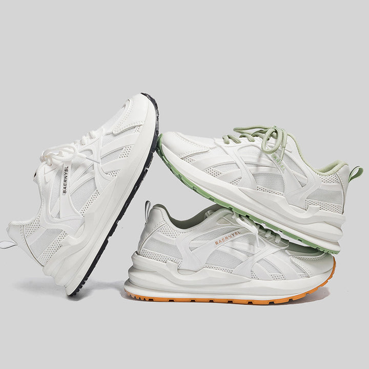 Damer Sporty Sneakers med åndbart mesh-overflade og dæmpende sål Stilla