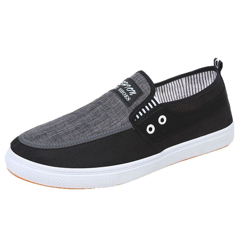Dame Casual Slip-On Sneakers med struktureret stof og fleksibel komfort Stilla