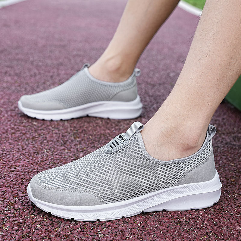 Unisex nan ultralet net-sandal med viskoelastisk fodseng og fleksibel skridsikker sål Skovae