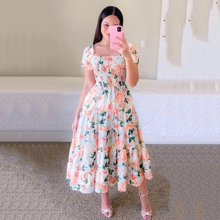 Stilla | Elegant One-Shoulder Large Swing Dress