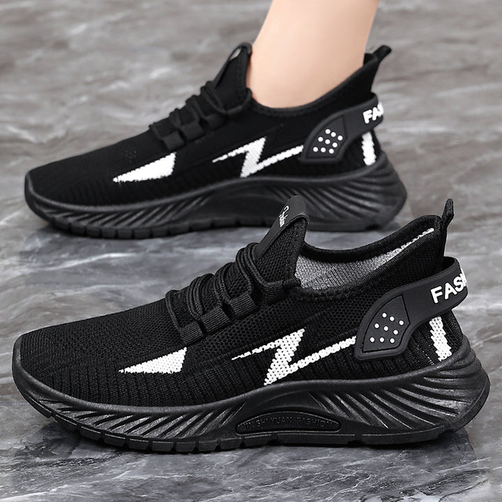 Dame Modische Fritids sneakers med åndbart mesh-overdel og komfortabelt dæmpningssystem Stilla