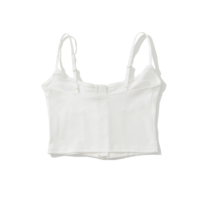 Femme Struktureret Crop Top Stilla 1750152570