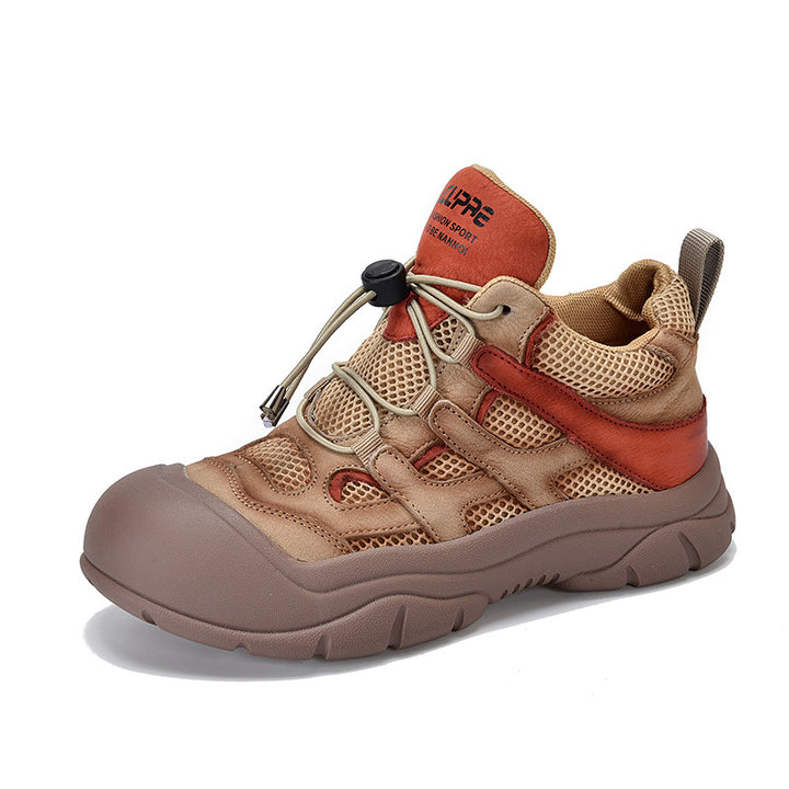 Dame Outdoor-Sport Sneakers med åndbart mesh-overflade og stabil gummisål Stilla