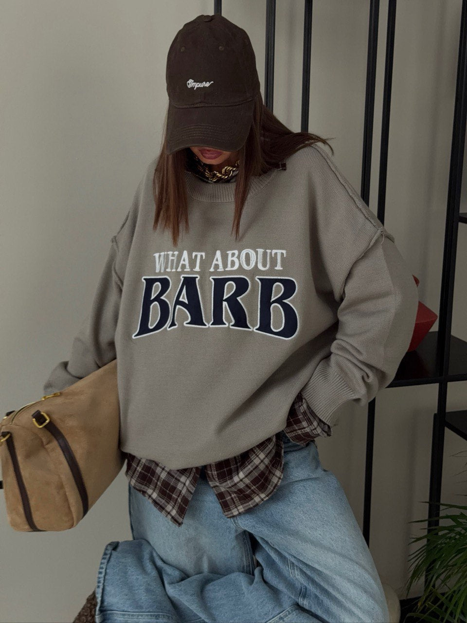 Kvinder sweatshirt med kreativt tekst og afslappet pasform Stilla