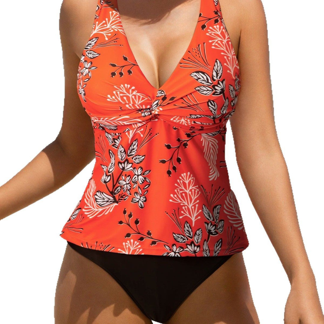 Dame blomster mønster tankini sæt Stilla