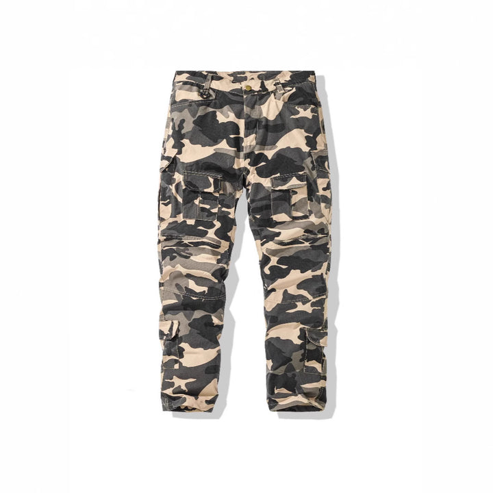 Herre cargo bukser i camouflage-design Stilla