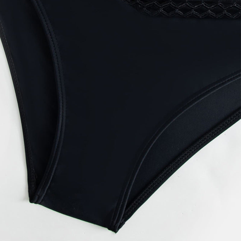 Damer Bikini-sæt med innovativt indpakningsdesign og netdetaljer Skovae