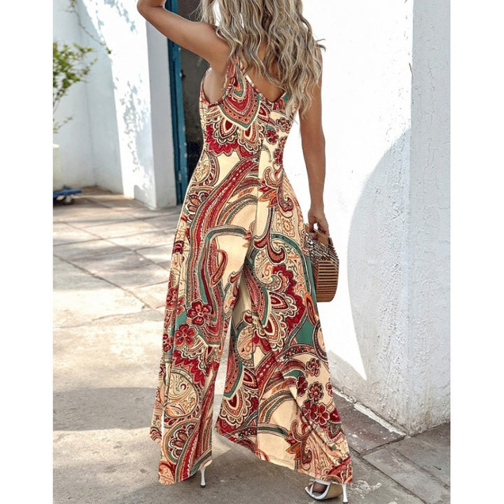 Kvinder Bohemian Paisley Print Maxi Kjole Stilla