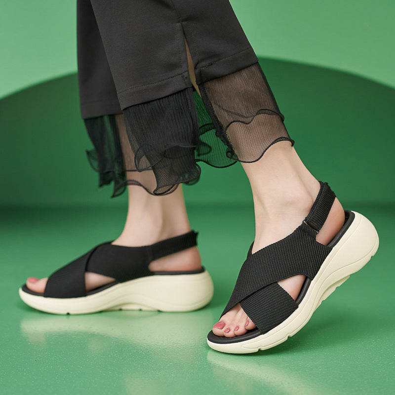 Dame komfortable og stilfulde sandaler med dæmpende sål Stilla