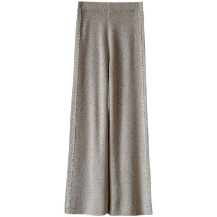 Kvinders hyggelige ribstrikkede cardigan med elegant stående krave Stilla