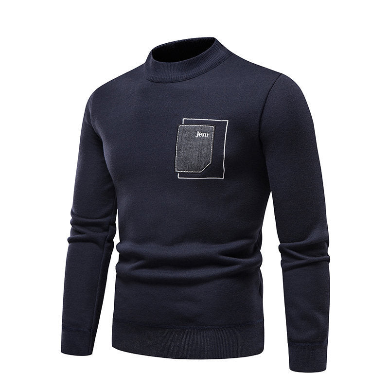 Herre høj kvalitets sweater med praktisk brystlomme Stilla