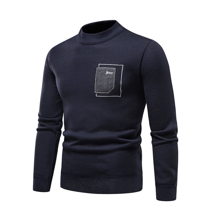 Herre høj kvalitets sweater med praktisk brystlomme Stilla