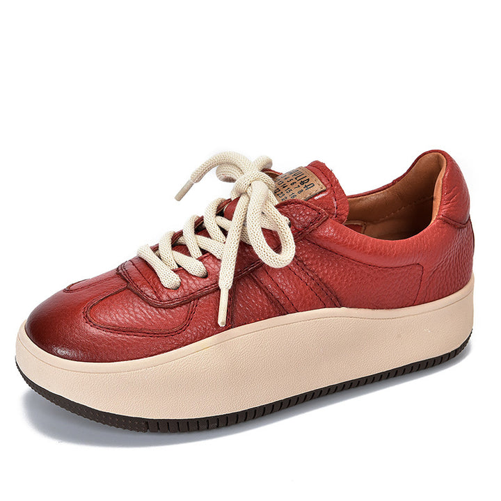 Dame Komfortable Sneakers i urban stil med tykk platformsål og åndbart overmateriale Stilla