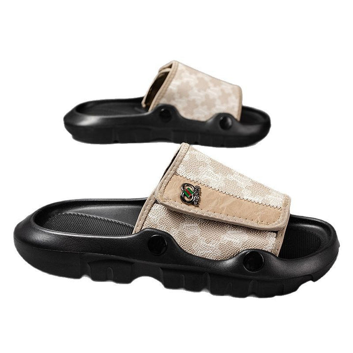 Herrer Komfortable fritidssandaler med skridsikker sål og praktisk velcro Stilla
