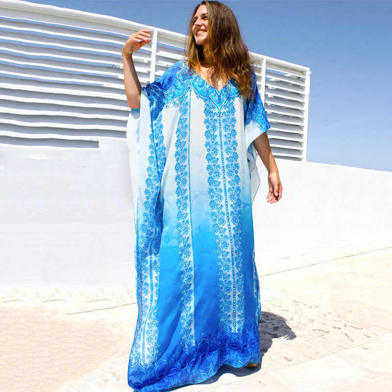 Dame Kaftan Kjole Stilla