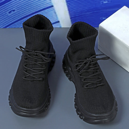 Damer Sporty High-Top Sneakers med åndbart strikmateriale og innovativ dæmpning Stilla
