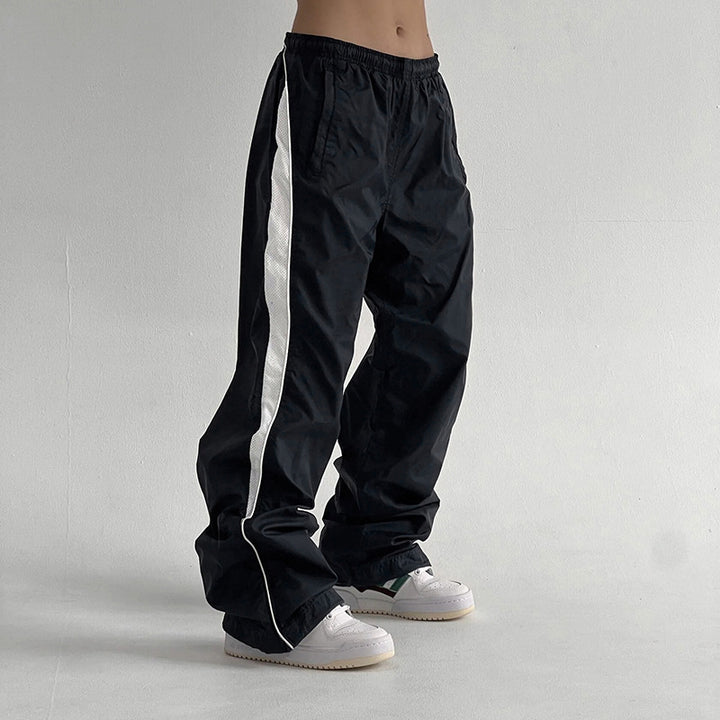 Dame Sporty fritid pants med netdetails Skovae
